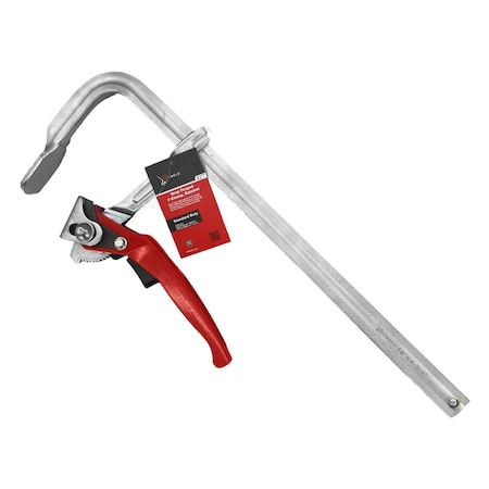 Clamp, F, Ratchet, 1200 PSI, 16, Steel, Chrome Plated